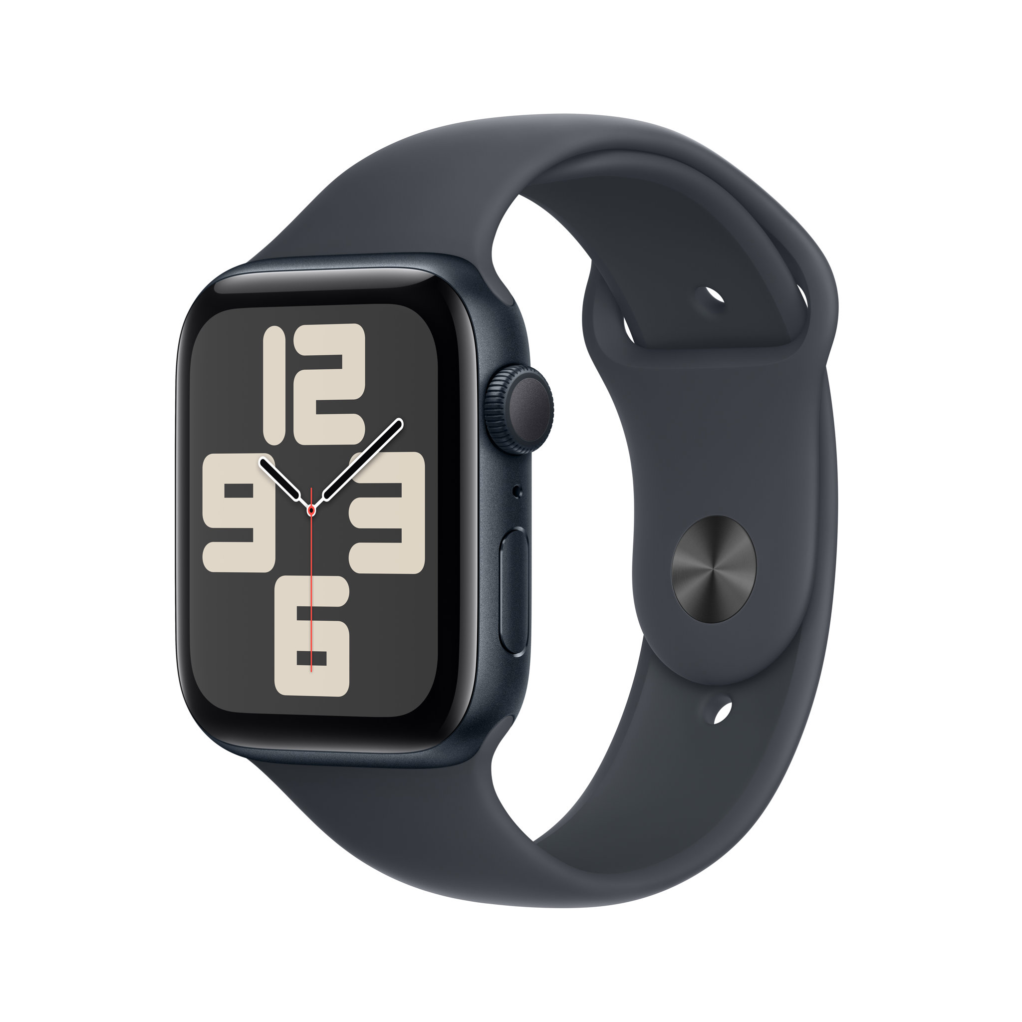 Obrázek Apple Watch SE GPS 40mm Temně inkoustový hliník s temně inkoustovým sportovním řemínkem - S/M