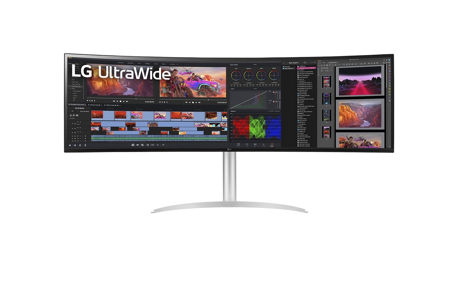 LG UltraWide/49WQ95C-W/49"/IPS/5120x1440/144Hz/5ms/White/2R