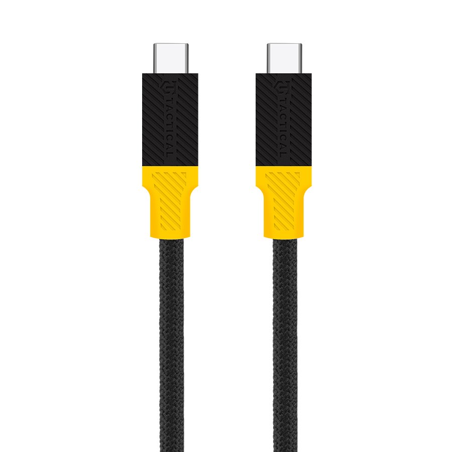 Obrázek Tactical BlackBird Kabel USB4 1m Black/Yellow