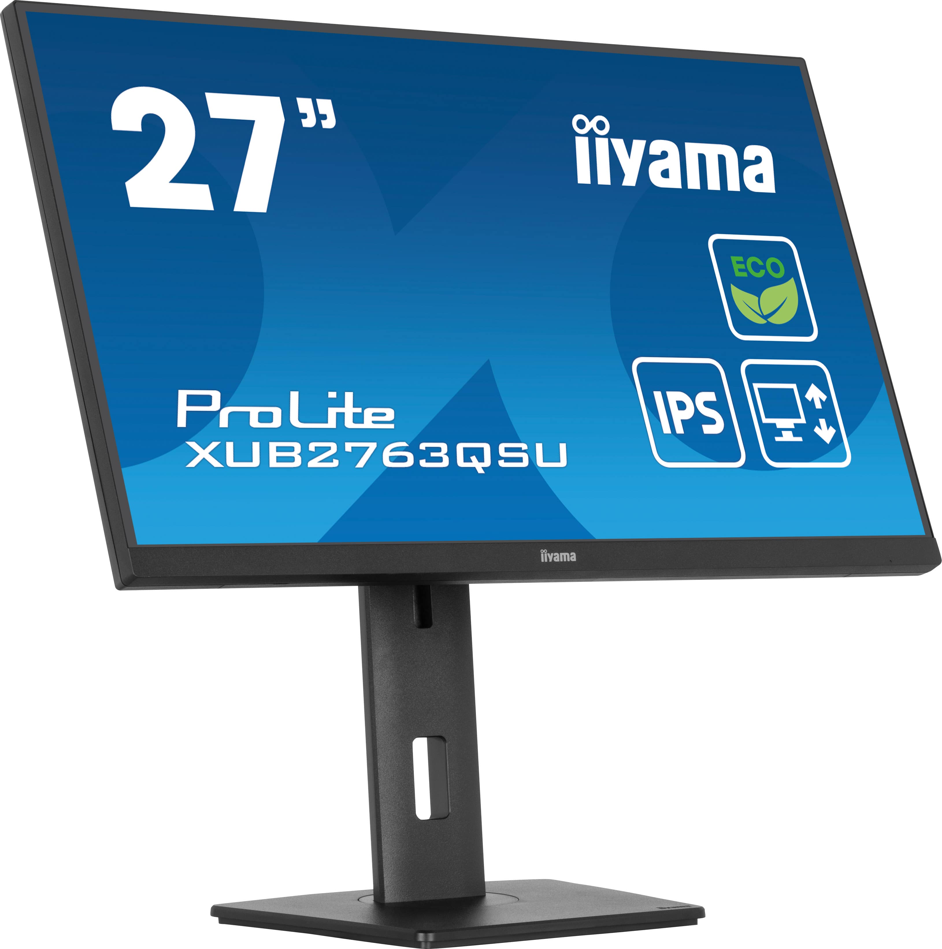 Obrázek iiyama ProLite/XUB2763QSU-B1/27"/IPS/QHD/100Hz/2ms/Black/3R