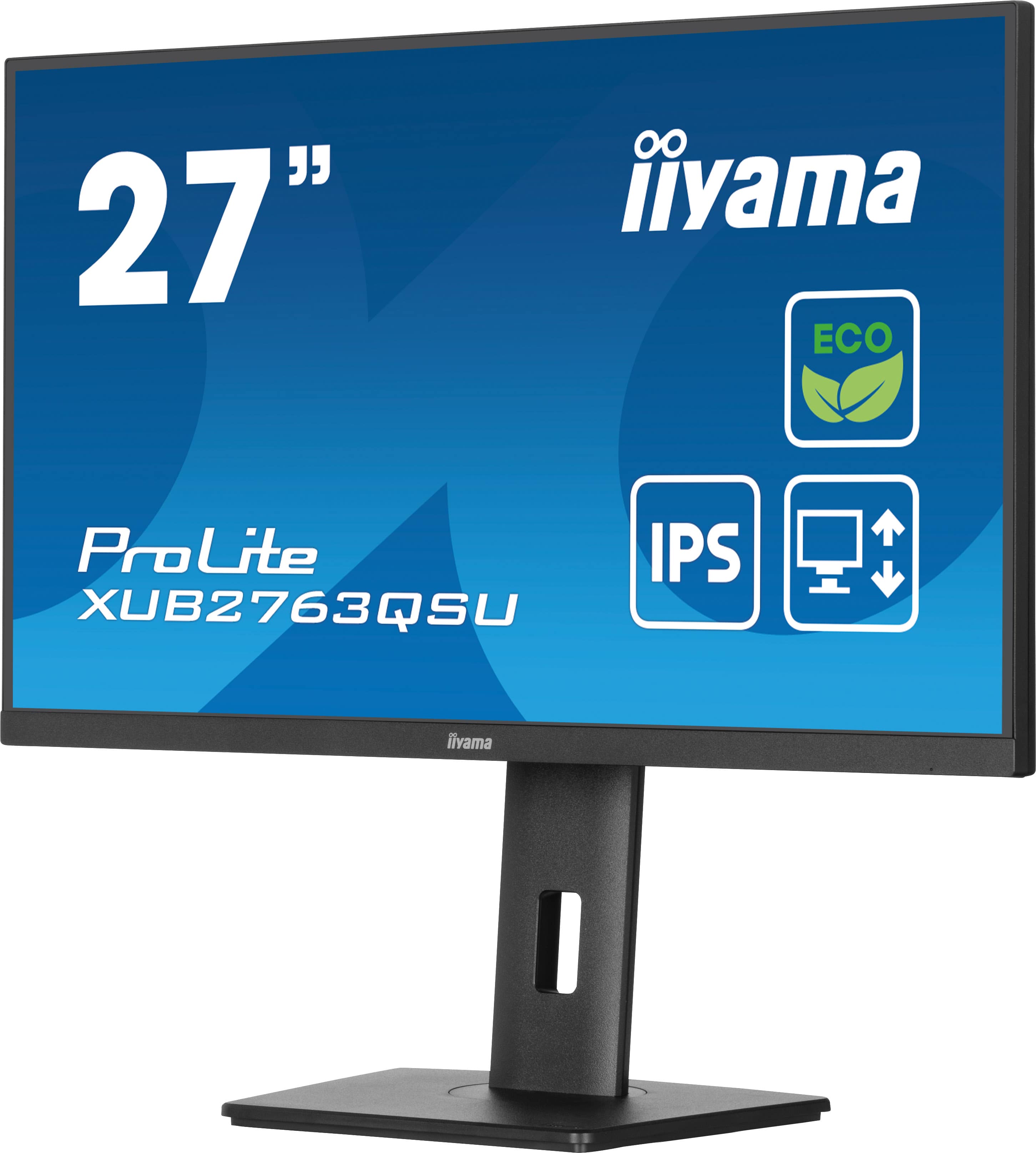 Obrázek iiyama ProLite/XUB2763QSU-B1/27"/IPS/QHD/100Hz/2ms/Black/3R