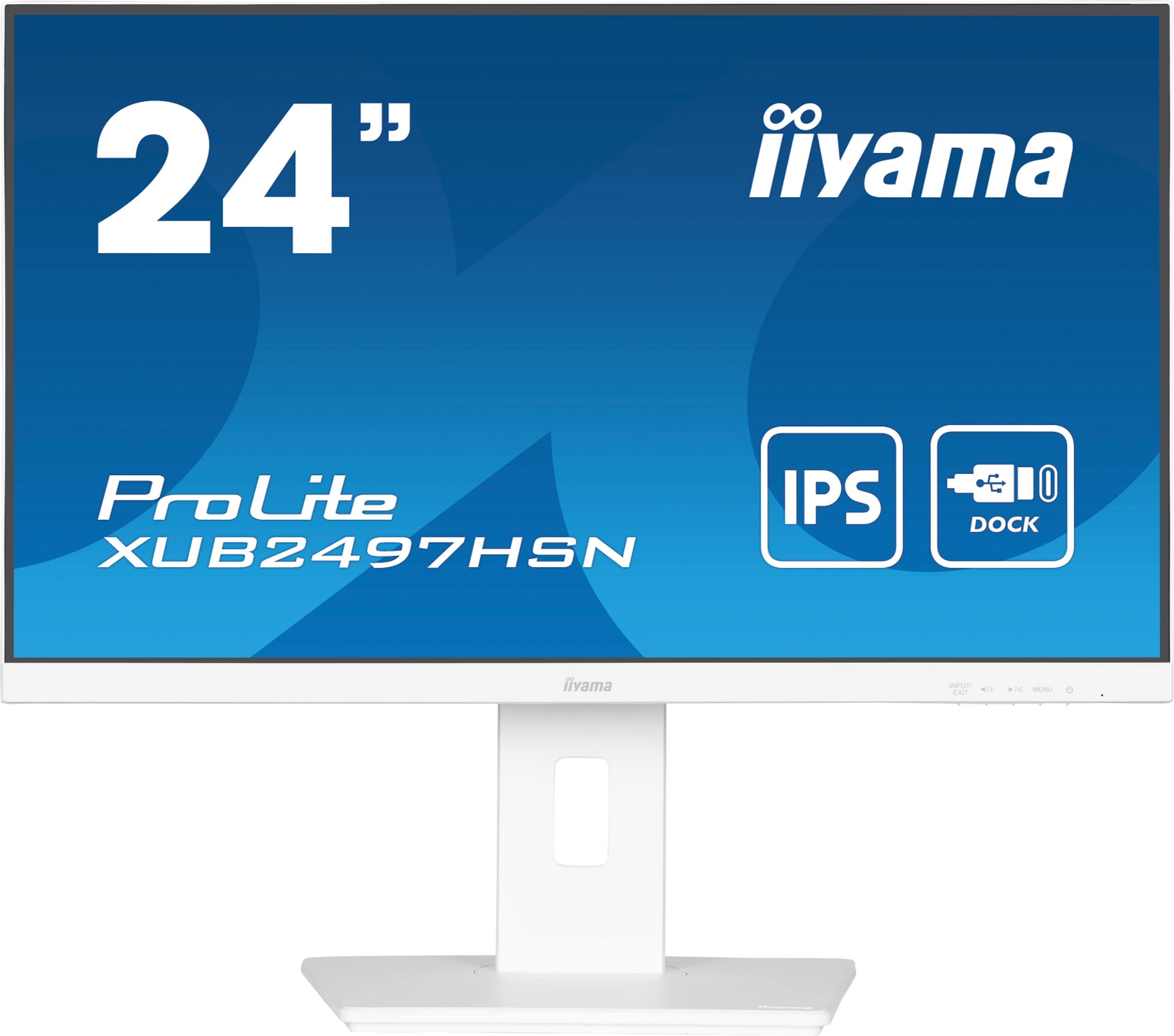 iiyama ProLite/XUB2497HSN-W1/23,8"/IPS/FHD/100Hz/1ms/White/3R