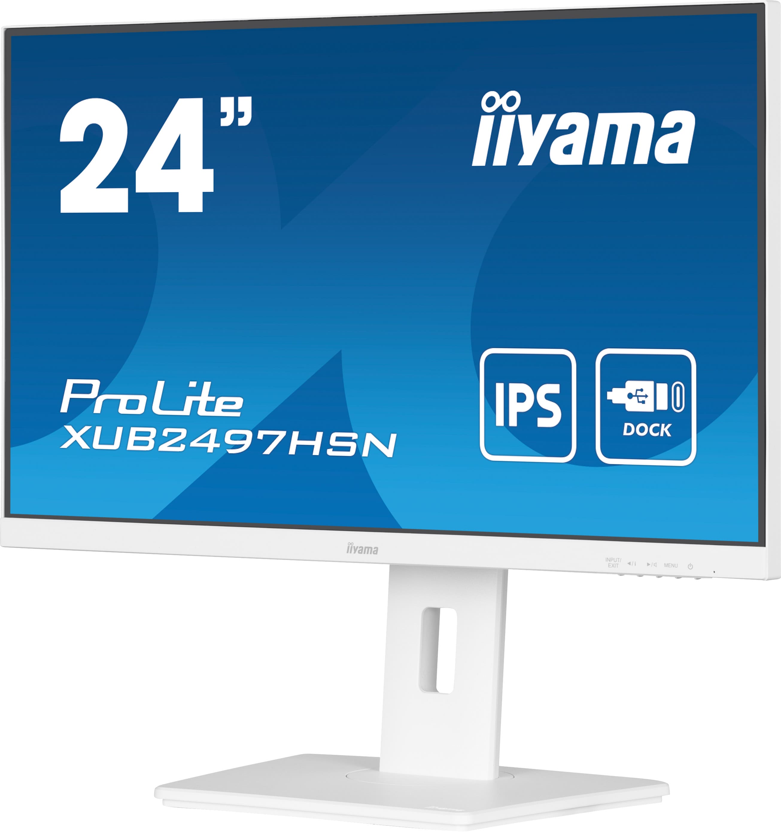 Obrázek iiyama ProLite/XUB2497HSN-W1/23,8"/IPS/FHD/100Hz/1ms/White/3R