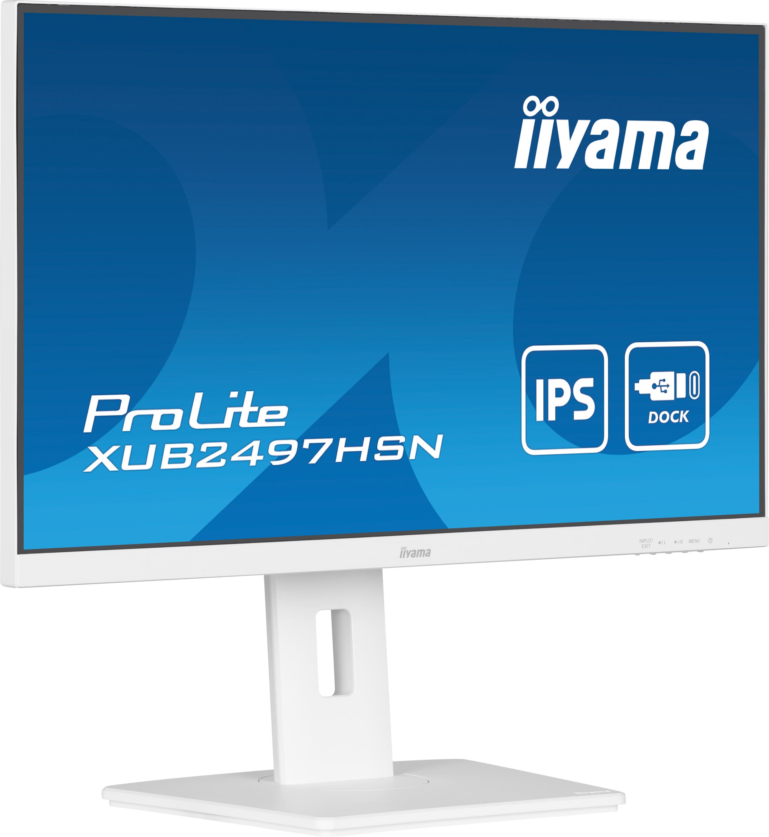 Obrázek iiyama ProLite/XUB2497HSN-W1/23,8"/IPS/FHD/100Hz/1ms/White/3R