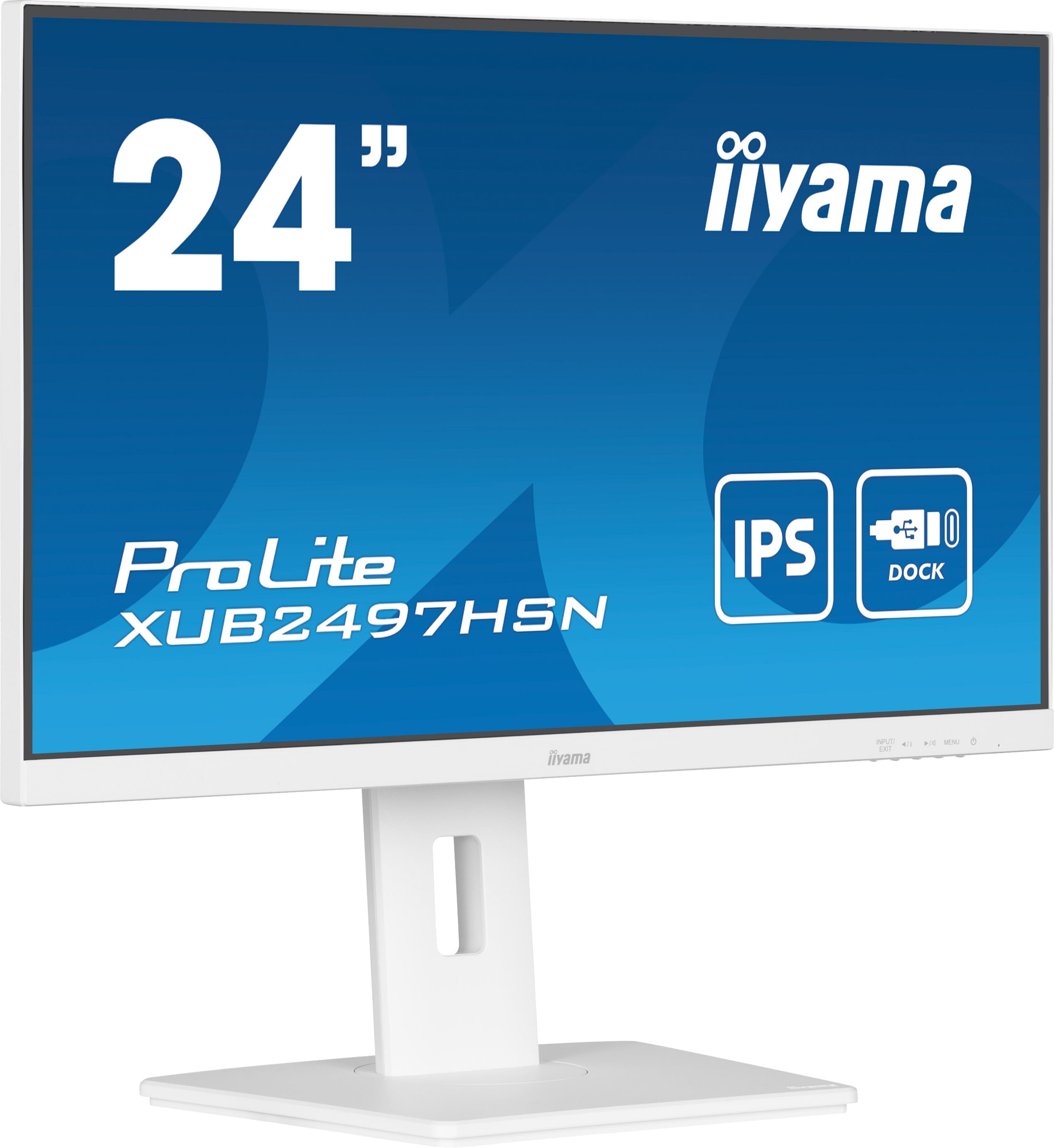 Obrázek iiyama ProLite/XUB2497HSN-W1/23,8"/IPS/FHD/100Hz/1ms/White/3R