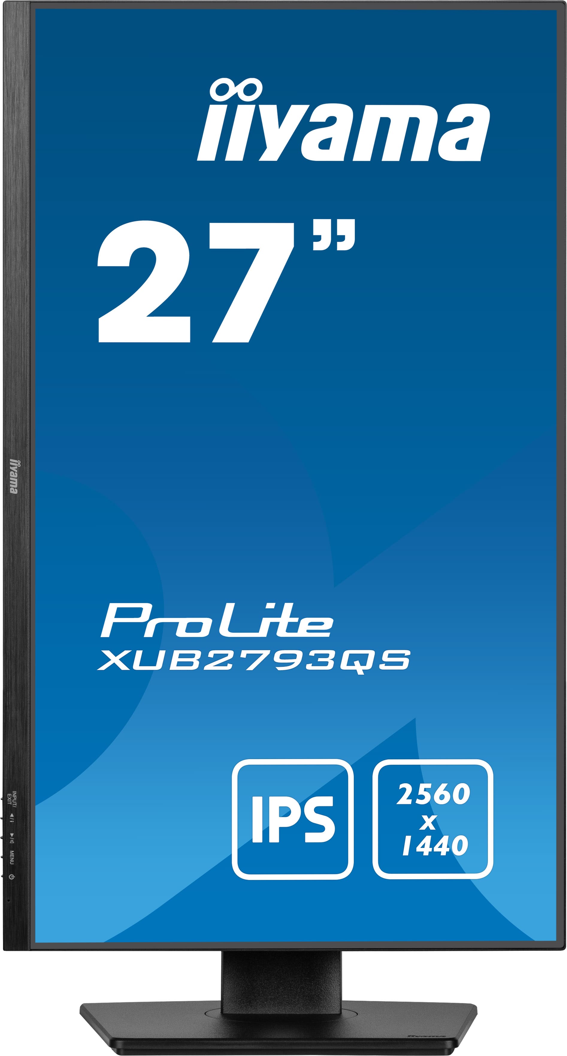 Obrázek iiyama ProLite/XUB2793QS-B6/27"/IPS/QHD/100Hz/1ms/Black/3R