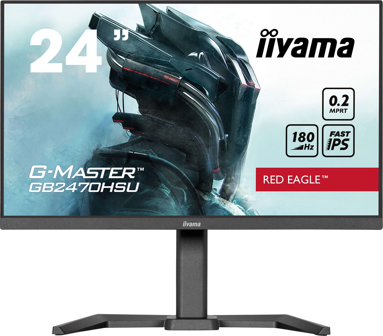 iiyama G-Master/GB2470HSU-B6/23,8"/IPS/FHD/180Hz/0,2ms/Black/3R