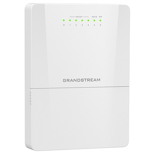 Obrázek Grandstream GWN7711R venkovní L2 Lite managed switch, 5xGbE, 4xPoE+, IP66