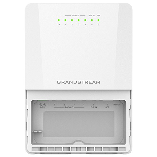 Obrázek Grandstream GWN7711R venkovní L2 Lite managed switch, 5xGbE, 4xPoE+, IP66