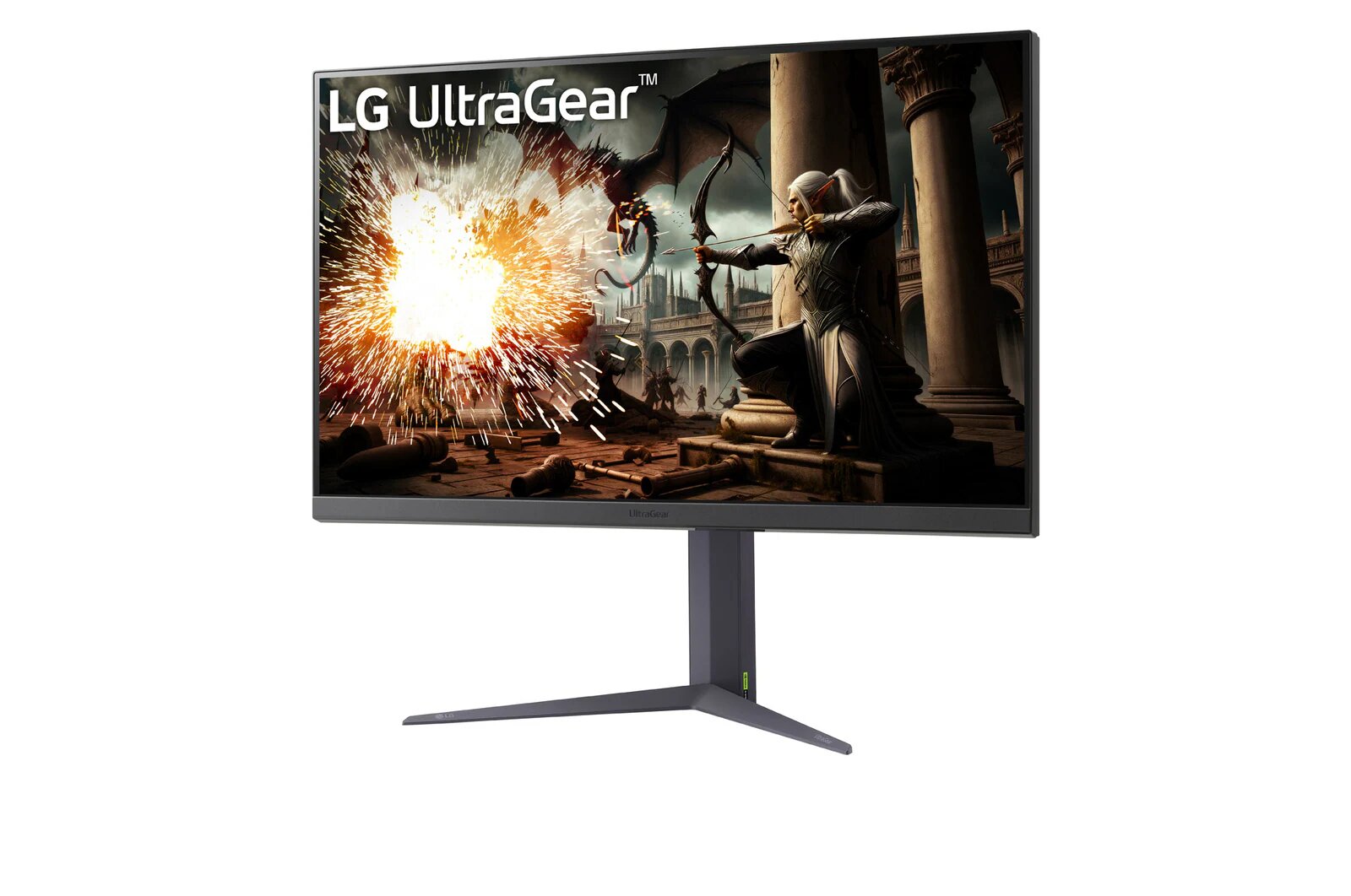 Obrázek LG UltraGear/32GS75Q-B/32"/IPS/QHD/180Hz/1ms/Black/2R