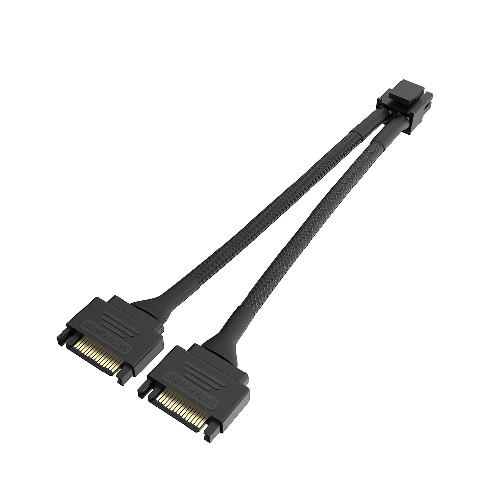 Obrázek AKASA - Dual SATA na 8-Pin CPU Power Adapter Cable