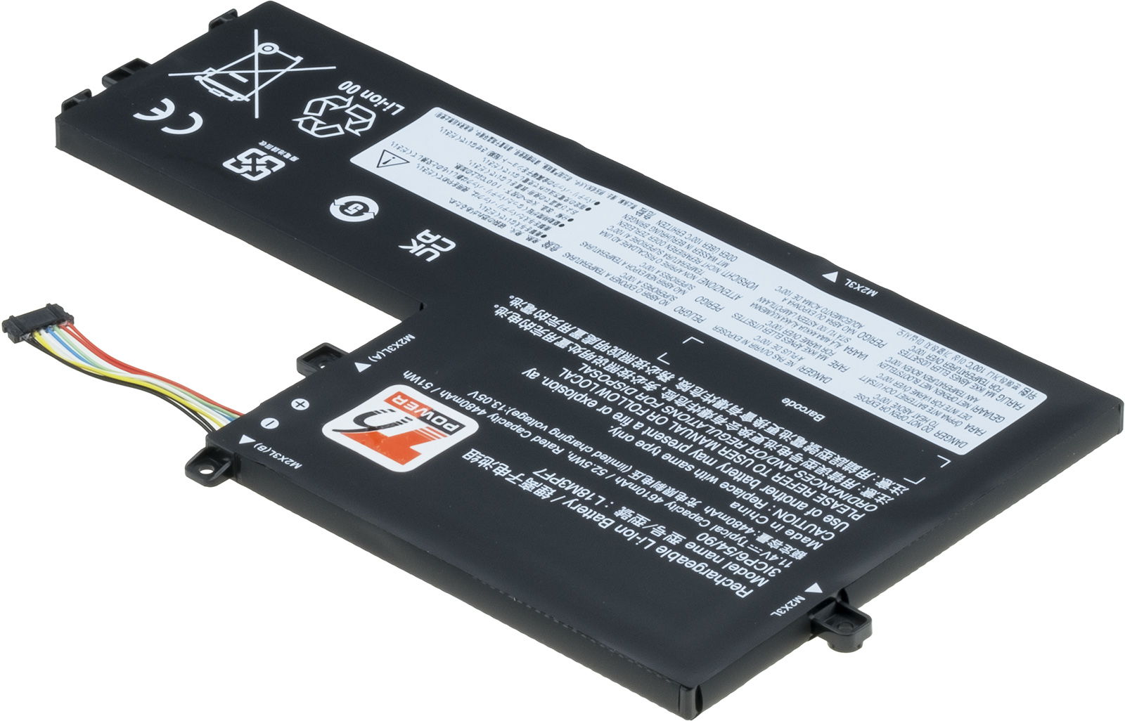 Obrázek Baterie T6 Power Lenovo IdeaPad C340-15IWL, S340-14IML, S340-14IML, 4610mAh, 52,5Wh, 3cell, Li-poly