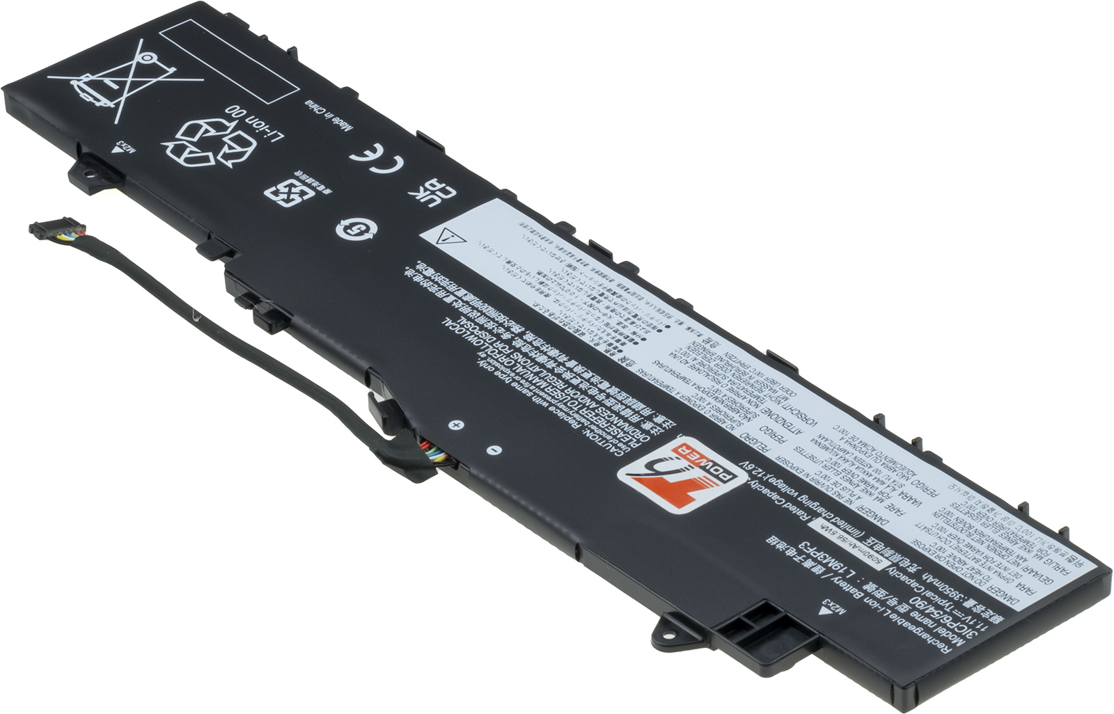 Obrázek Baterie T6 Power Lenovo IdeaPad 5-14ARE05, 5-14IIL05, 5-14ALC05, 5090mAh, 56,5Wh, 3cell, Li-poly