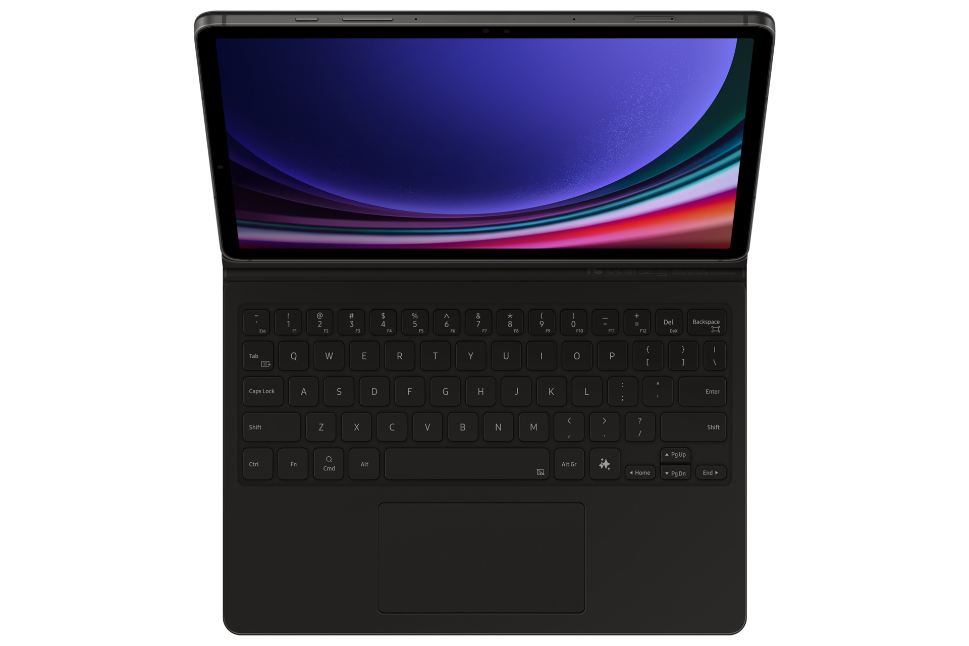 Obrázek Samsung Ochranný kryt s klávesnicí a touchpadem pro Tab S9/S9 FE Black