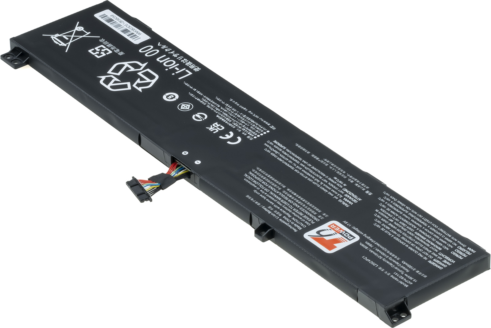 Obrázek Baterie T6 Power Lenovo Legion 5-15ACH6, 5-15ITH6, 5 Pro 16ITH6, 5210mAh, 80Wh, 4cell, Li-poly