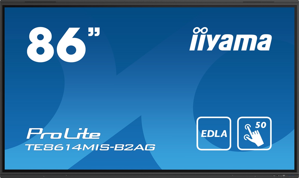 86" iiyama TE8614MIS-B2AG:VA,4K,50P,EDLA,Android