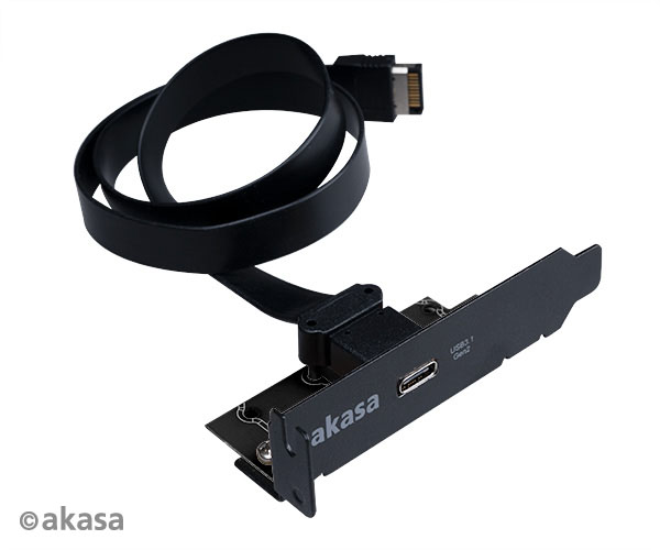 Obrázek AKASA - USB 3.1 gen 2 Typ C PCI záslepka low profile