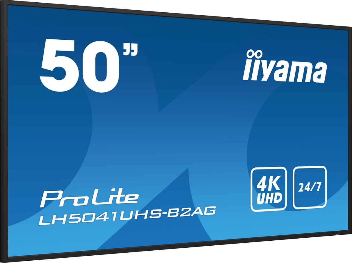 Obrázek 50" iiyama LH5041UHS-B2AG:VA,4K UHD,3xHDMI