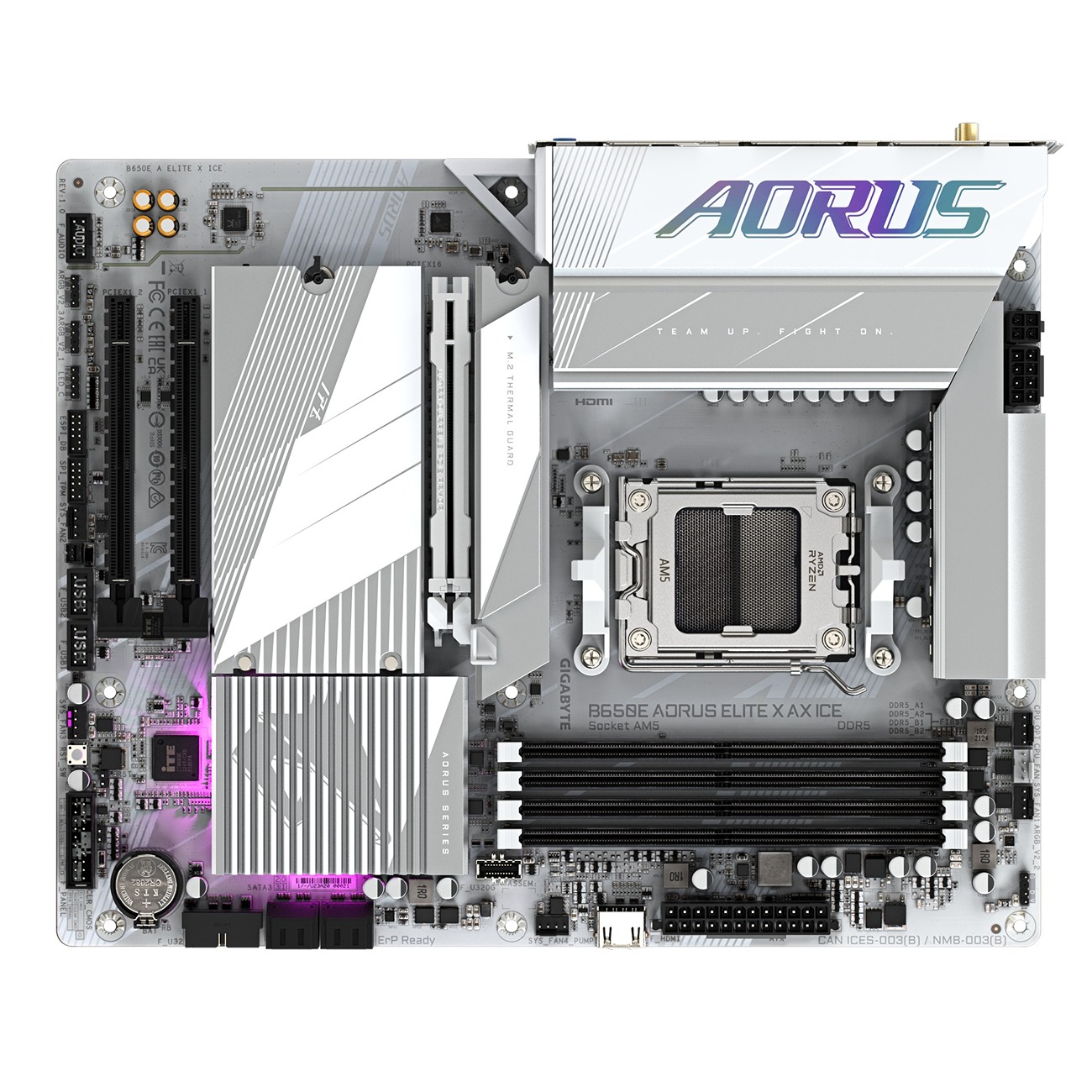 Obrázek GIGABYTE B650E AORUS ELITE X AX ICE/AM5/ATX