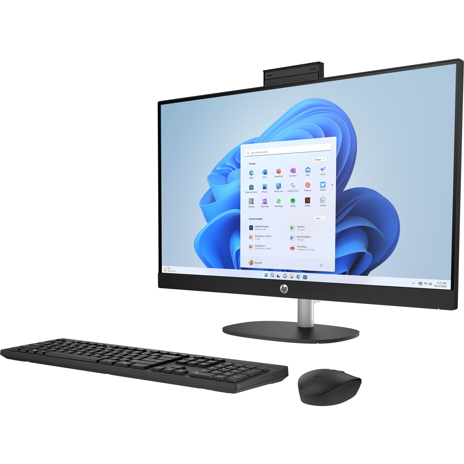 Obrázek HP 27/27-cr1007nc/27"/FHD/U7-155U/32GB/1TB SSD/4C-iGPU/W11H/Black/2R