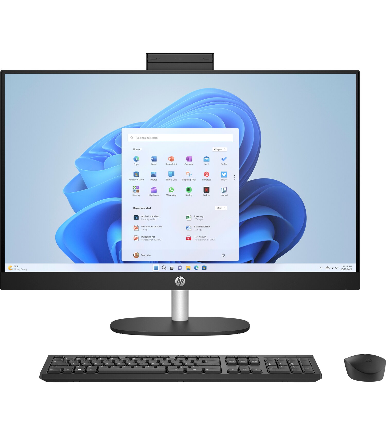 Obrázek HP 27/27-cr1008nc/27"/FHD/T/U5-125U/32GB/1TB SSD/4C-iGPU/W11H/Black/2R