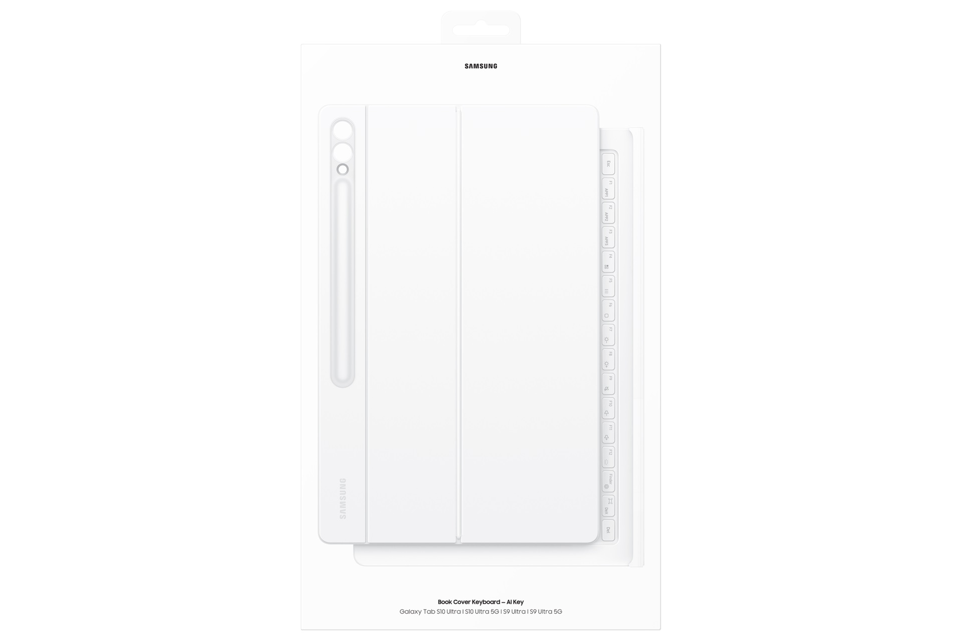 Obrázek Samsung Ochranný kryt s klávesnicí a touchpadem pro Tab S10 Ultra/S9 Ultra White