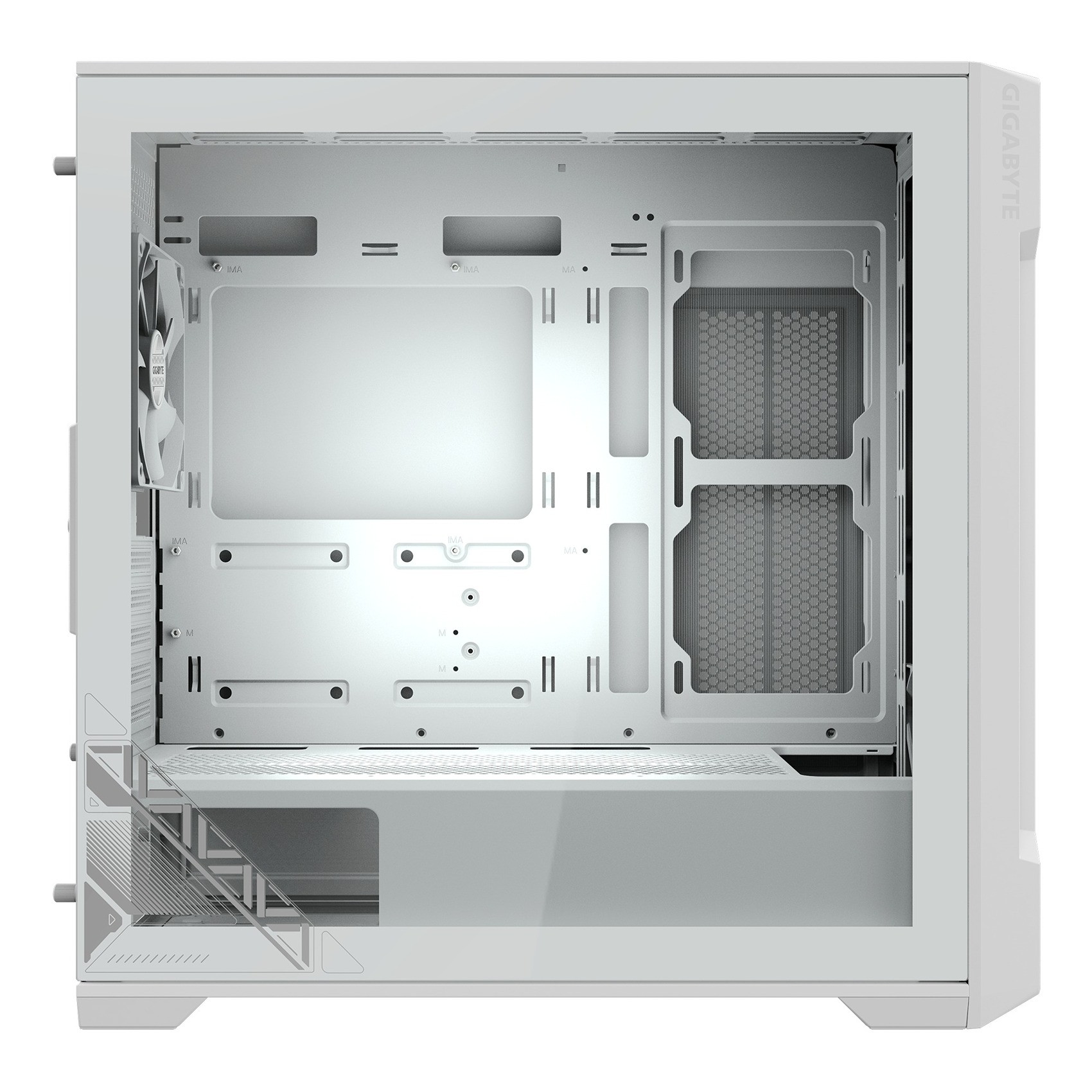 Obrázek GIGABYTE C102 GLASS ICE/Midi Tower/Transpar./Bílá