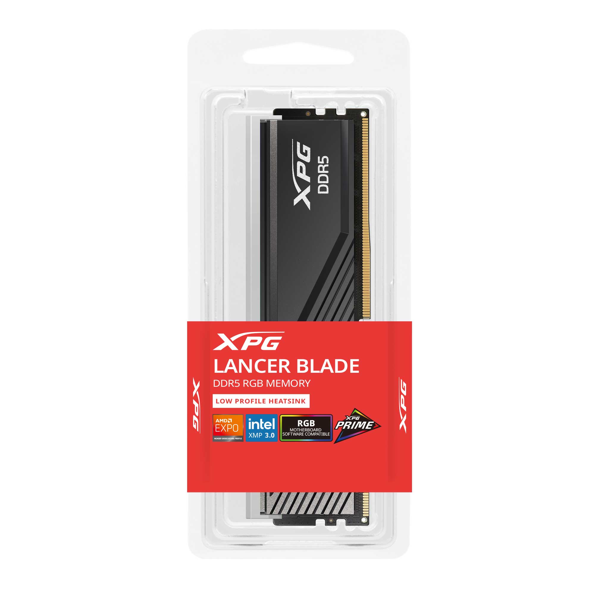 Obrázek Adata Lancer BLADE/DDR5/32GB/6000MHz/CL30/1x32GB/RGB/Black