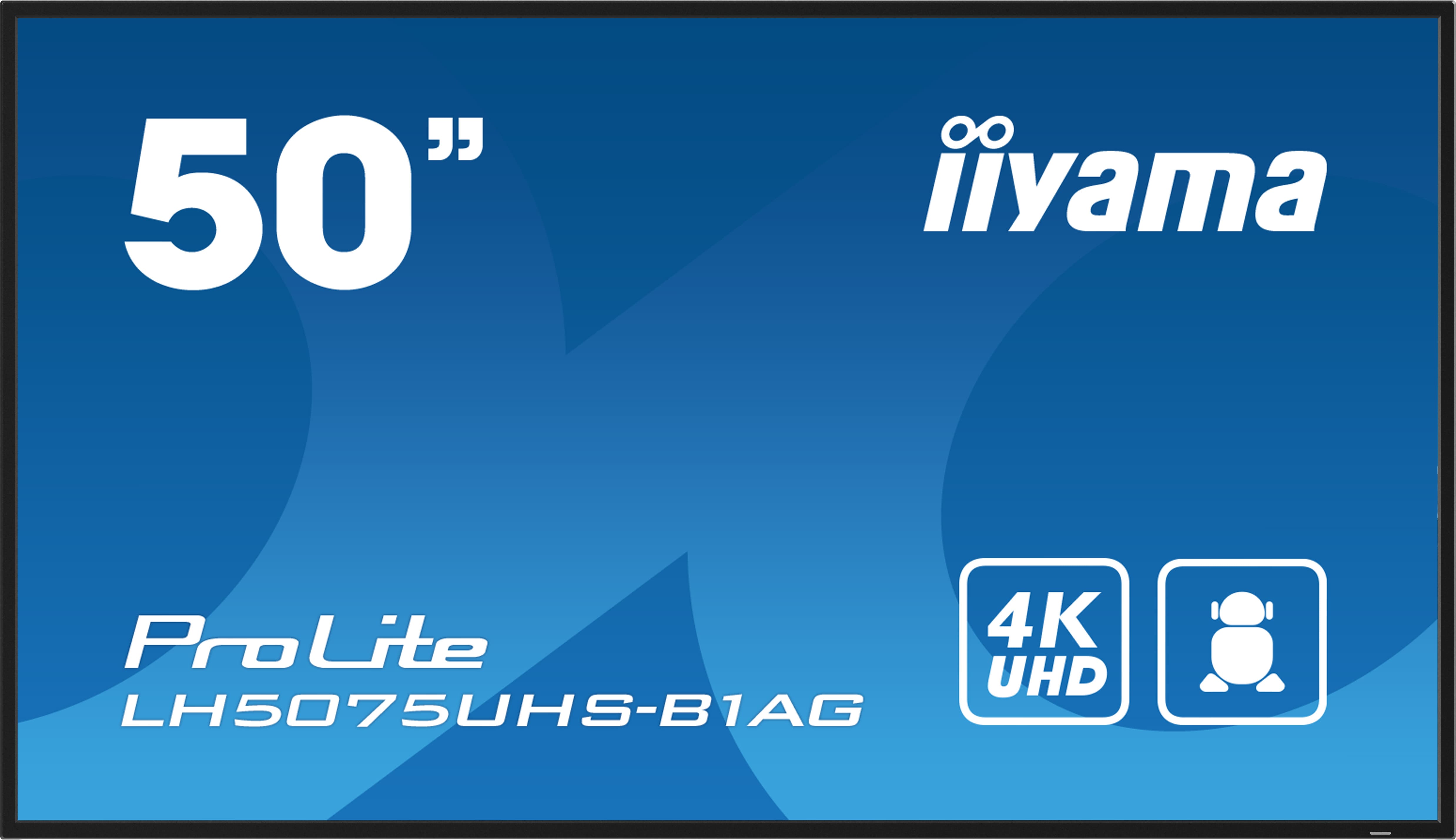 50" iiyama LH5075UHS-B1AG:VA,4K UHD,Android,24/7