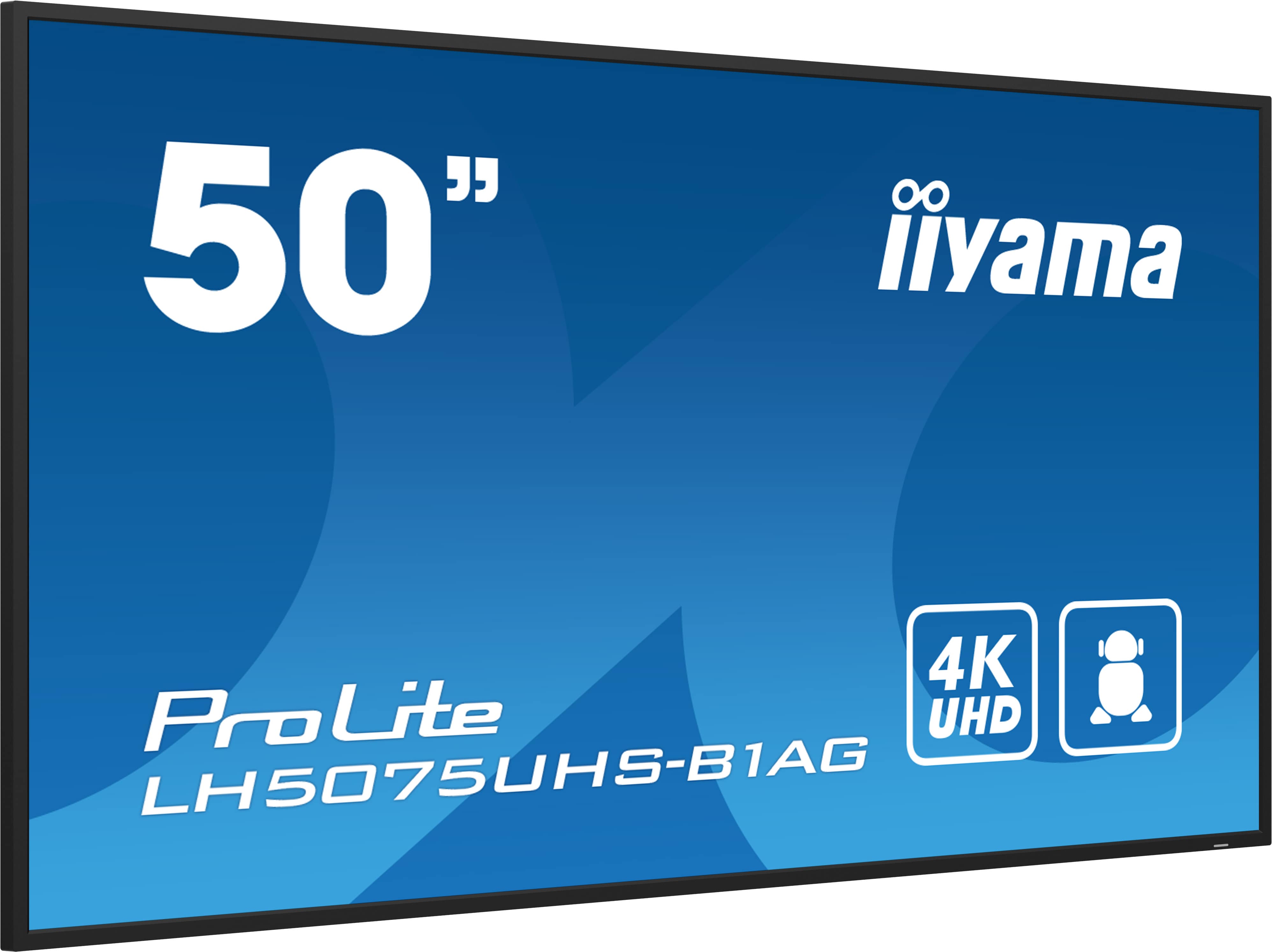 Obrázek 50" iiyama LH5075UHS-B1AG:VA,4K UHD,Android,24/7