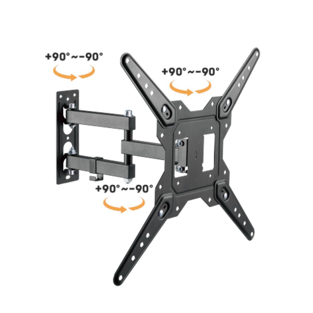 Obrázek Výsuvný držák Brateck LPA68-443 pro TV 23"-55" 30kg polohovatelný nástěnný