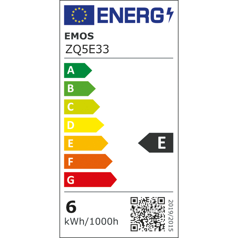 Obrázek EMOS LED CLS A60 5,8W(50W) 645lm E27 NW