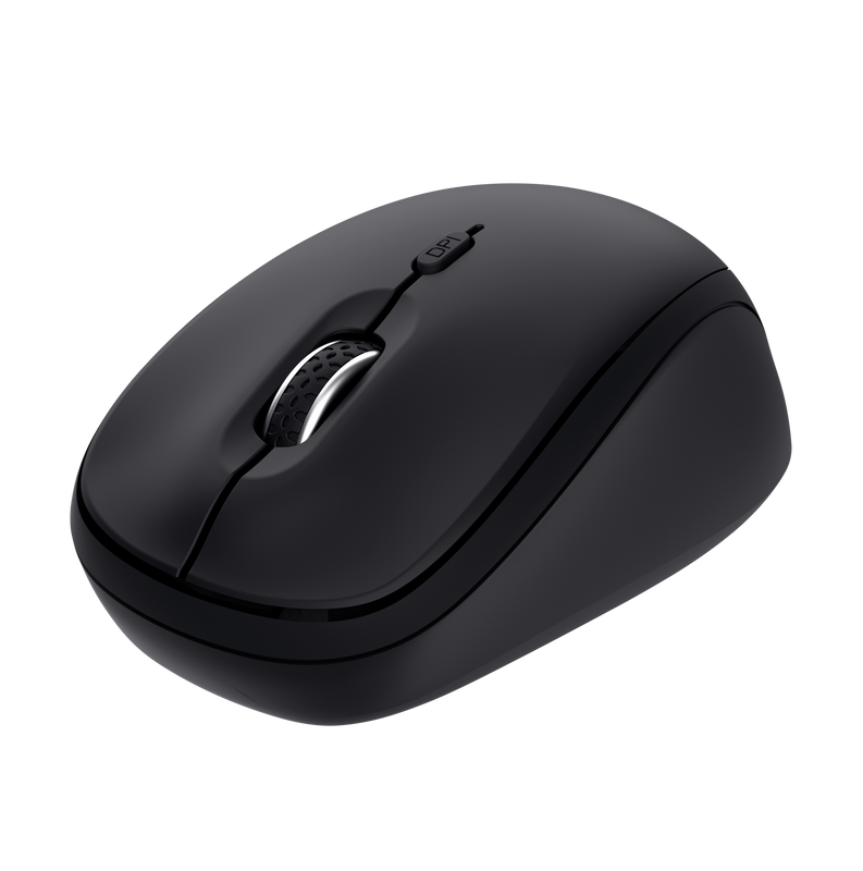 TRUST YVI+ MULTI-DEVICE WIRELESS MOUSE BLACK