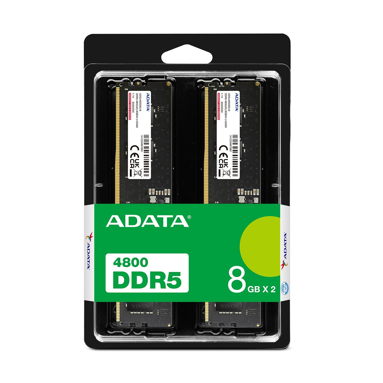 Obrázek Adata/DDR5/16GB/4800MHz/CL40/2x8GB