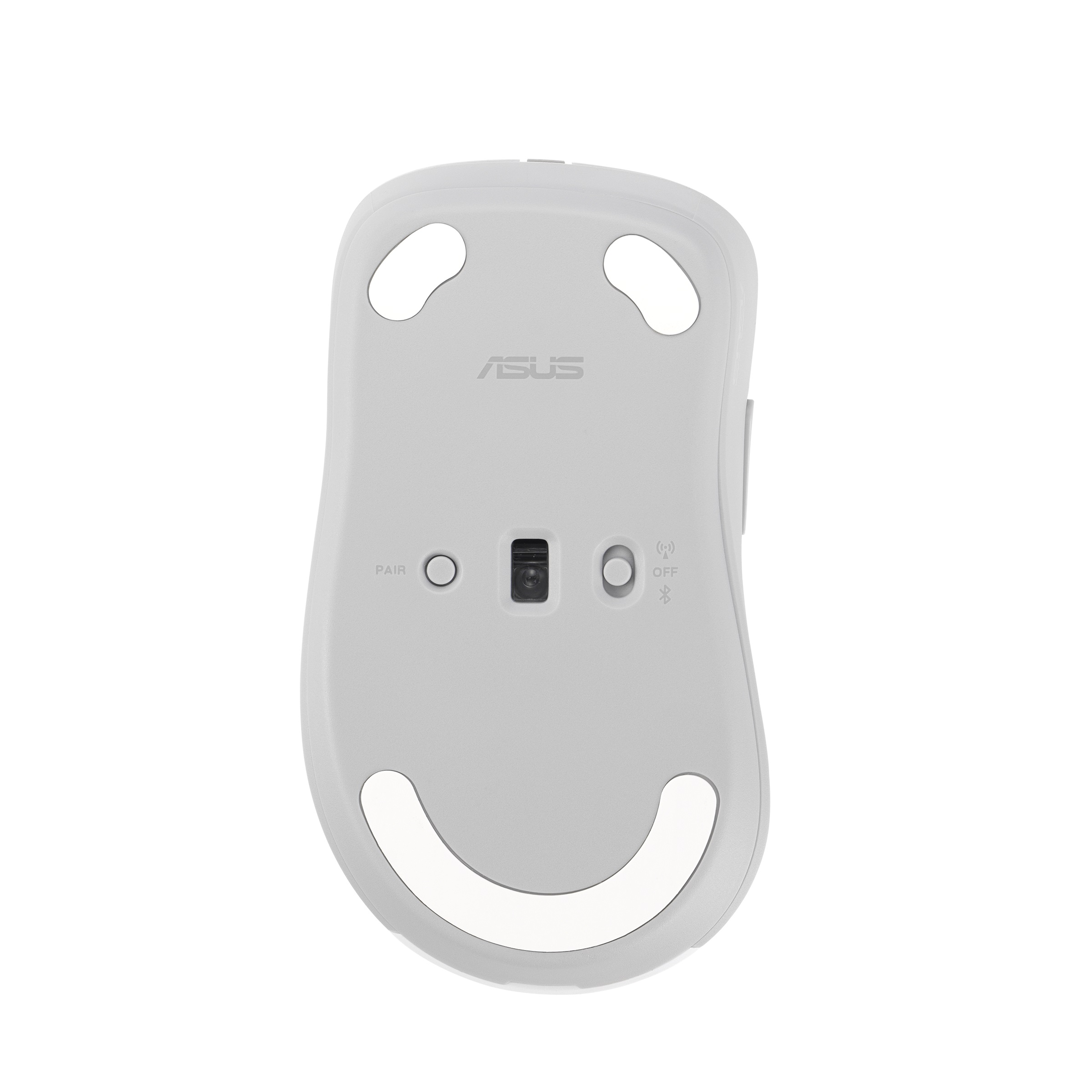 Obrázek ASUS Wireless Mouse MD102/Kancelářská/Optická/Pro praváky/1 600 DPI/USB+BT/Bílá