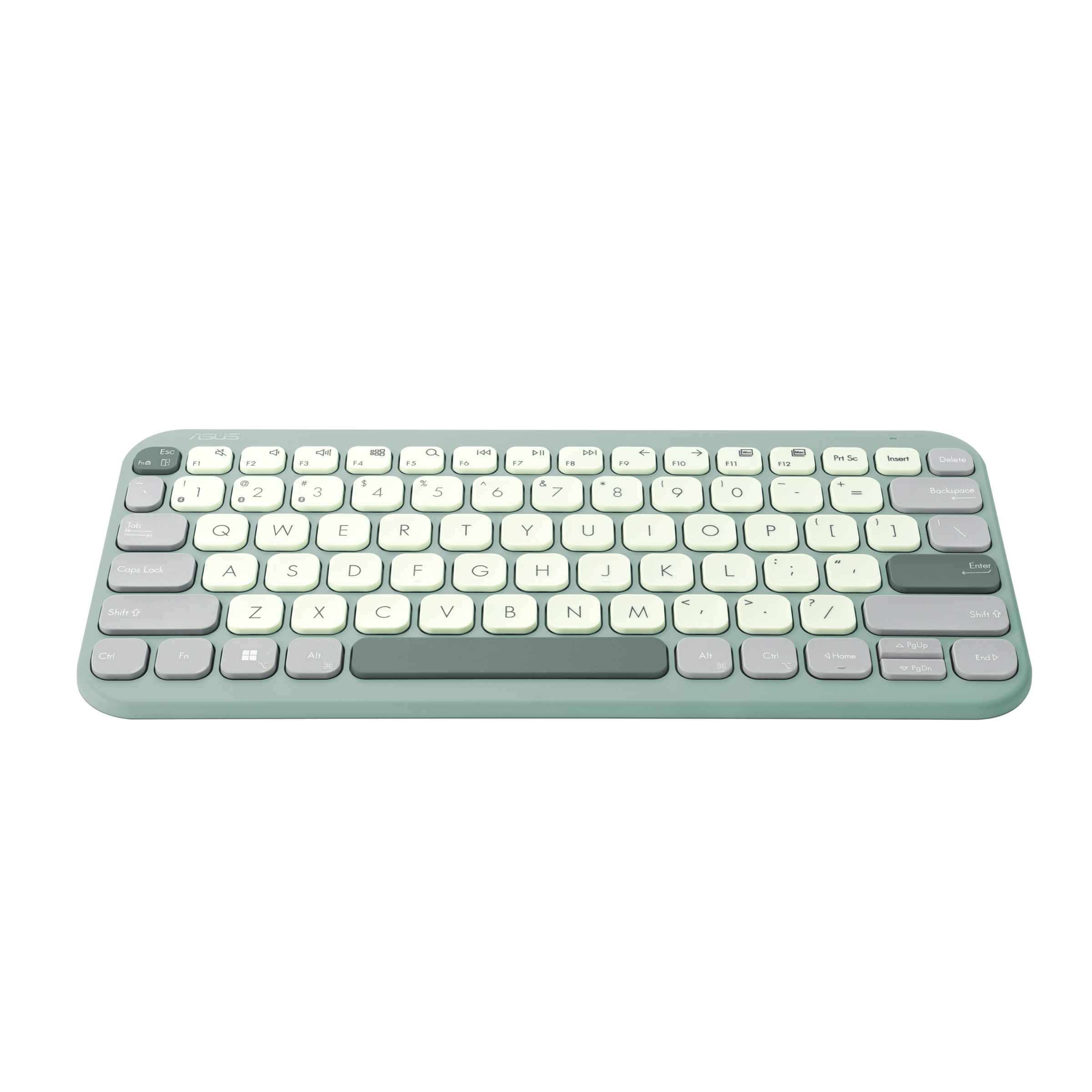 Obrázek ASUS Marshmallow Keyboard KW100/Bezdrátová Bluetooth/CZ-SK layout/Zelená