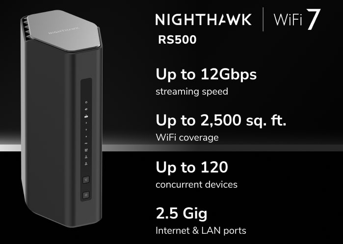 Obrázek 3PT NIGHTHAWK WIFI 7 BE12000 ROUT