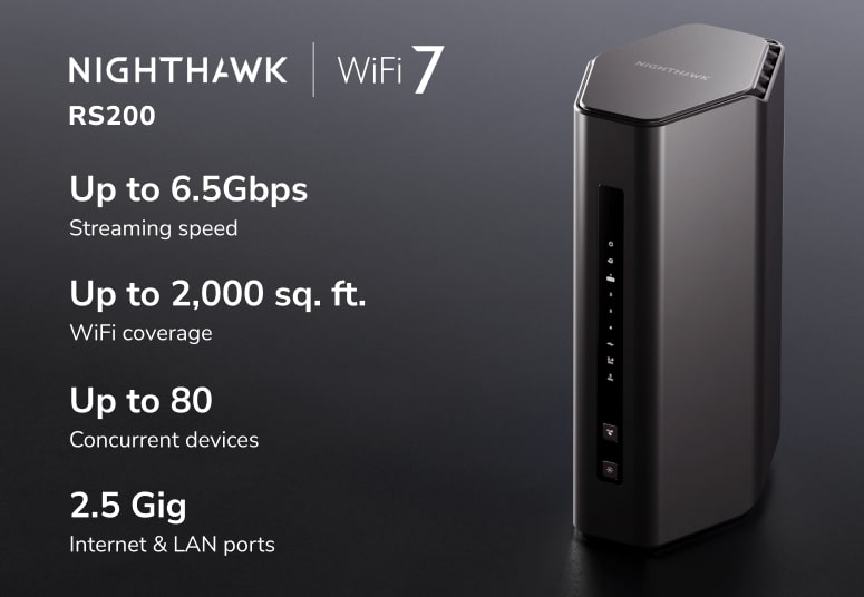 Obrázek 3PT NIGHTHAWK WIFI 7 BE6500 ROUT