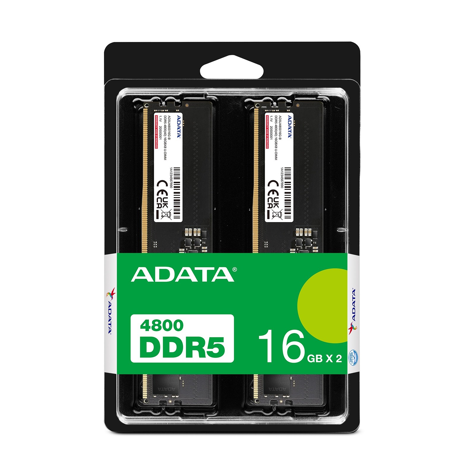 Obrázek Adata/DDR5/32GB/4800MHz/CL40/2x16GB