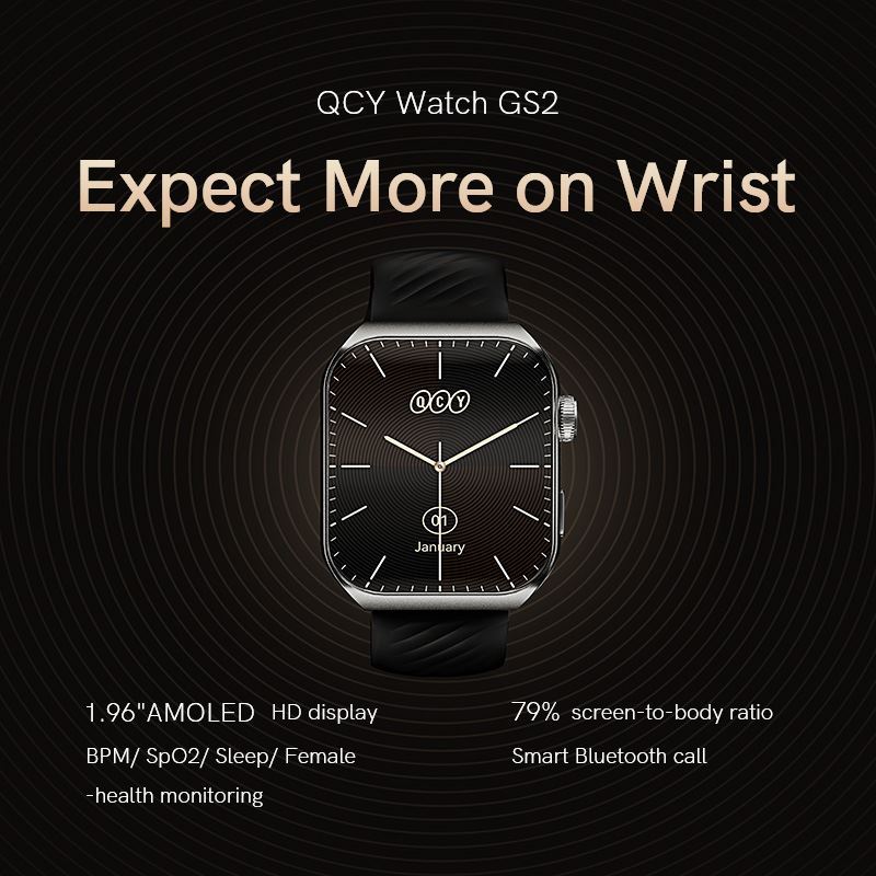 Obrázek QCY Smartwatch GS2 (S5), černé