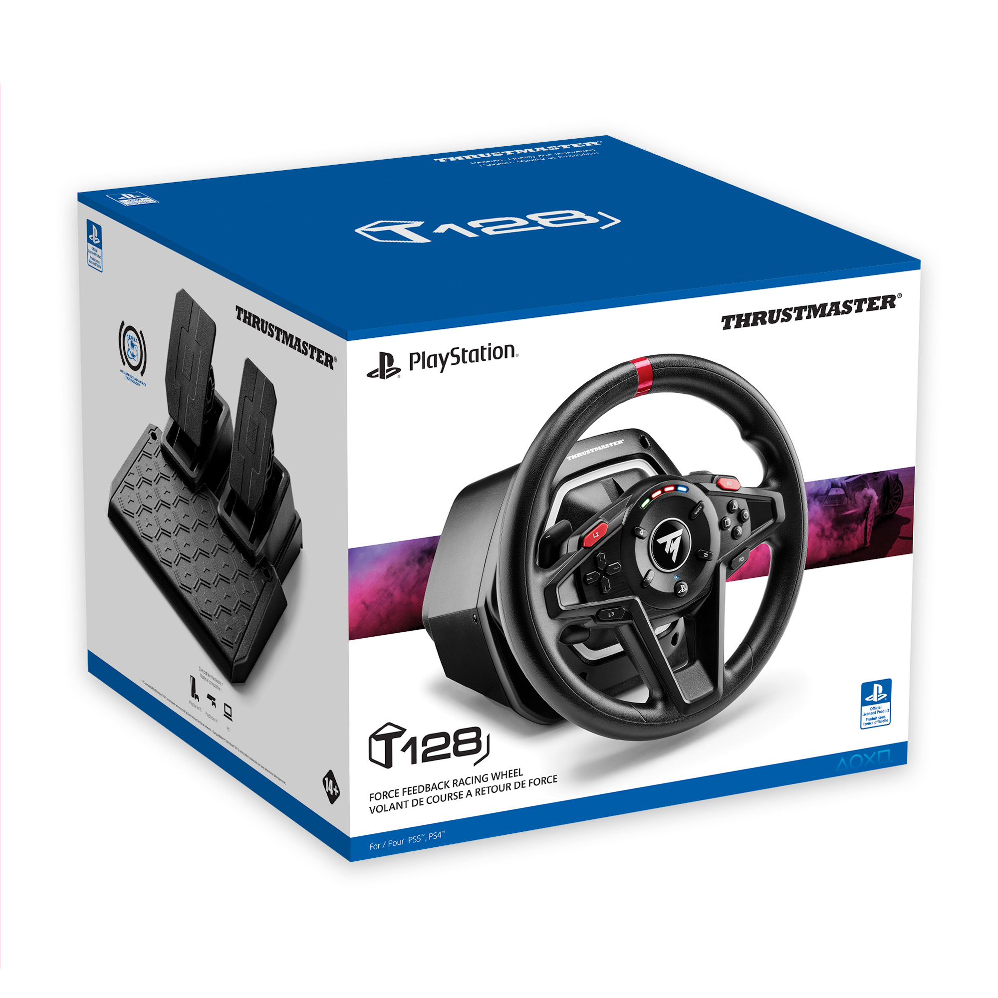 Obrázek Thrustmaster sada volantu a pedálů T128 pro PC , PS4 a PS5