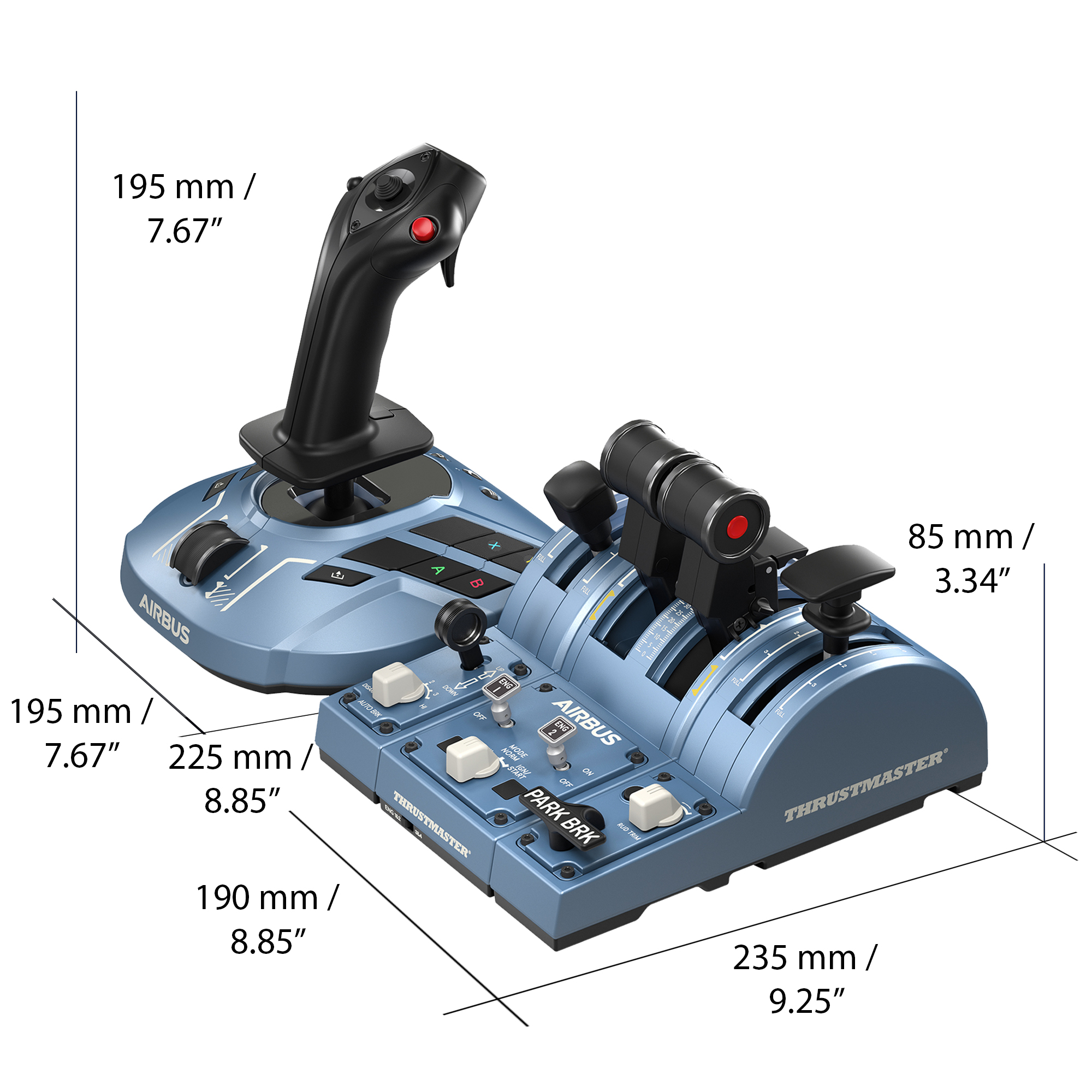 Obrázek Thrustmaster TCA Captain Pack X Airbus edice