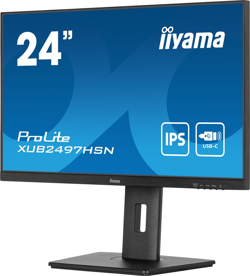 Obrázek iiyama ProLite/XUB2497HSN-B2/23,8"/IPS/FHD/100Hz/1ms/Black/3R