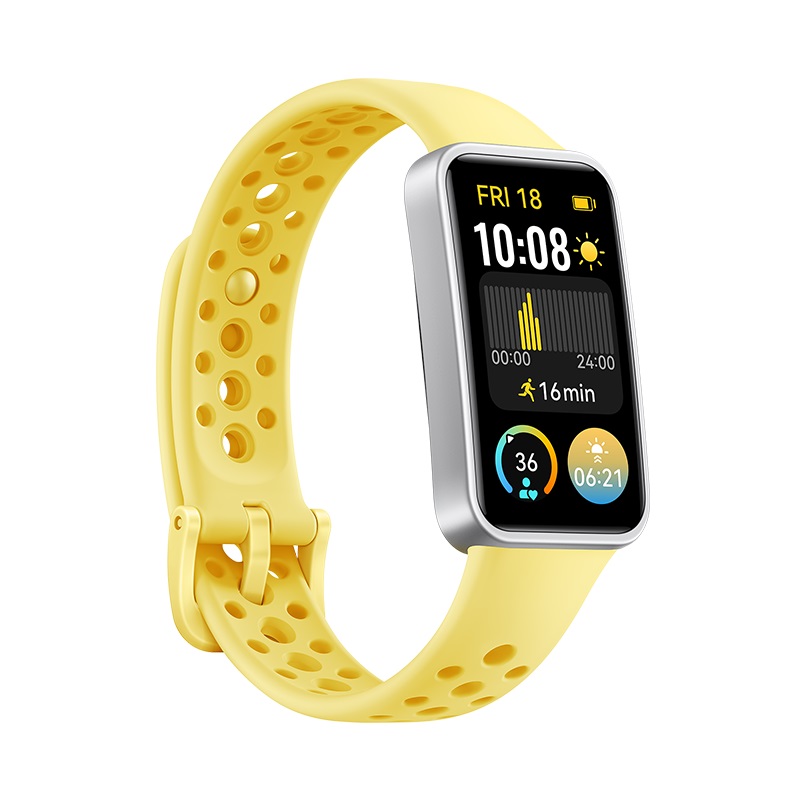 Obrázek Huawei Band 9/Silver/Sport Band/Lemon Yellow