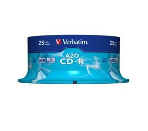 Obrázek VERBATIM CD-R(25-Pack)Cake/Crystal/52x/700MB