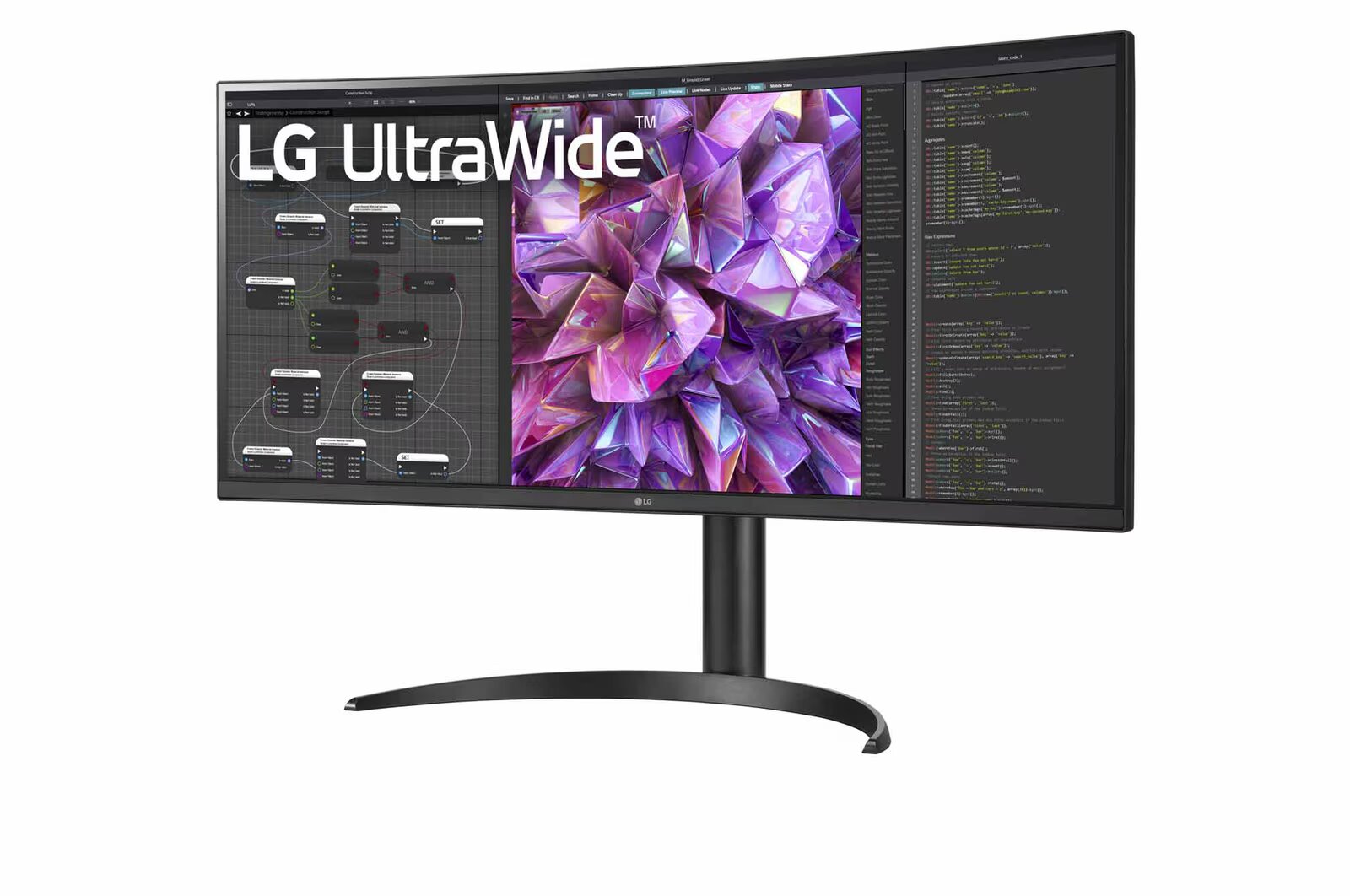 Obrázek LG UltraWide/34WQ75C-B/33,9"/IPS/3440x1440/60Hz/5ms/Black/2R