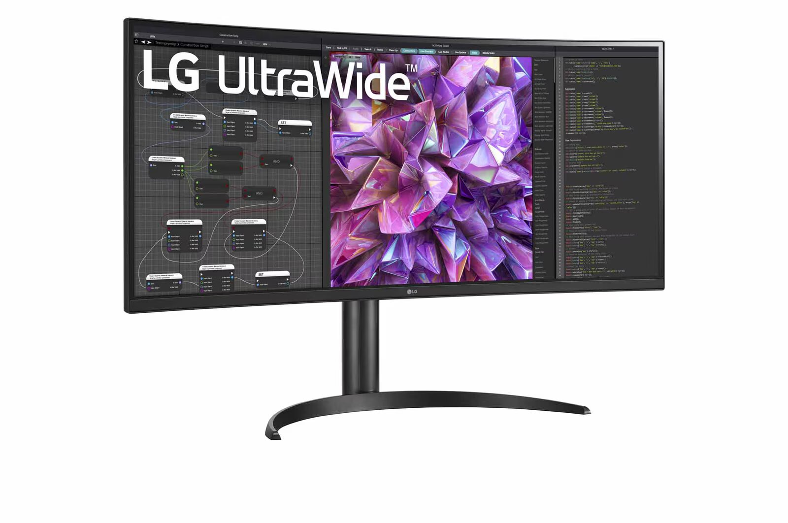 Obrázek LG UltraWide/34WQ75C-B/33,9"/IPS/3440x1440/60Hz/5ms/Black/2R