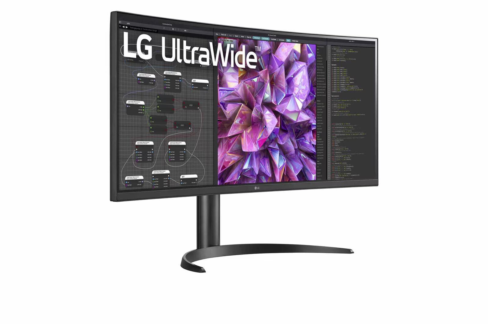 Obrázek LG UltraWide/34WQ75C-B/33,9"/IPS/3440x1440/60Hz/5ms/Black/2R