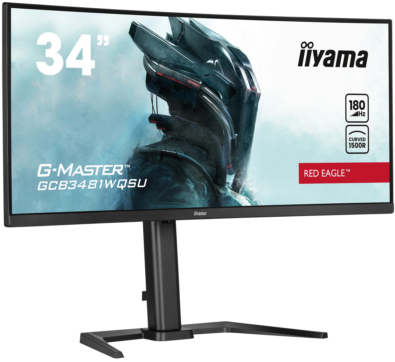 Obrázek iiyama G-Master/GCB3481WQSU-B1/34"/VA/3440x1440/180Hz/0,3ms/Black/3R