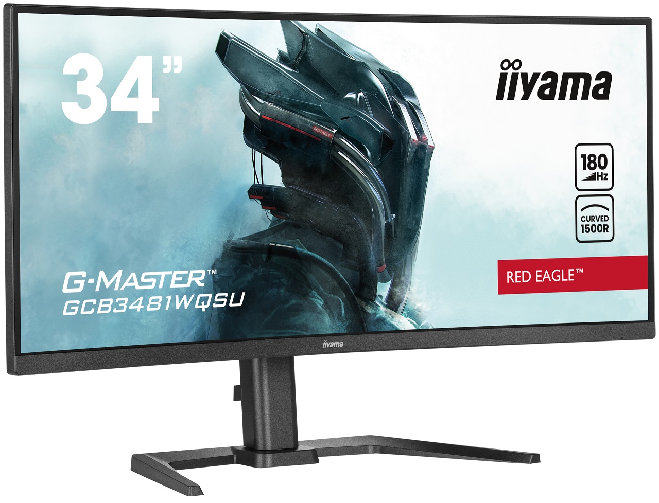 Obrázek iiyama G-Master/GCB3481WQSU-B1/34"/VA/3440x1440/180Hz/0,3ms/Black/3R